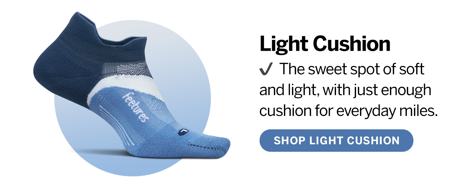 Feetures Elite Light Cushion running sock