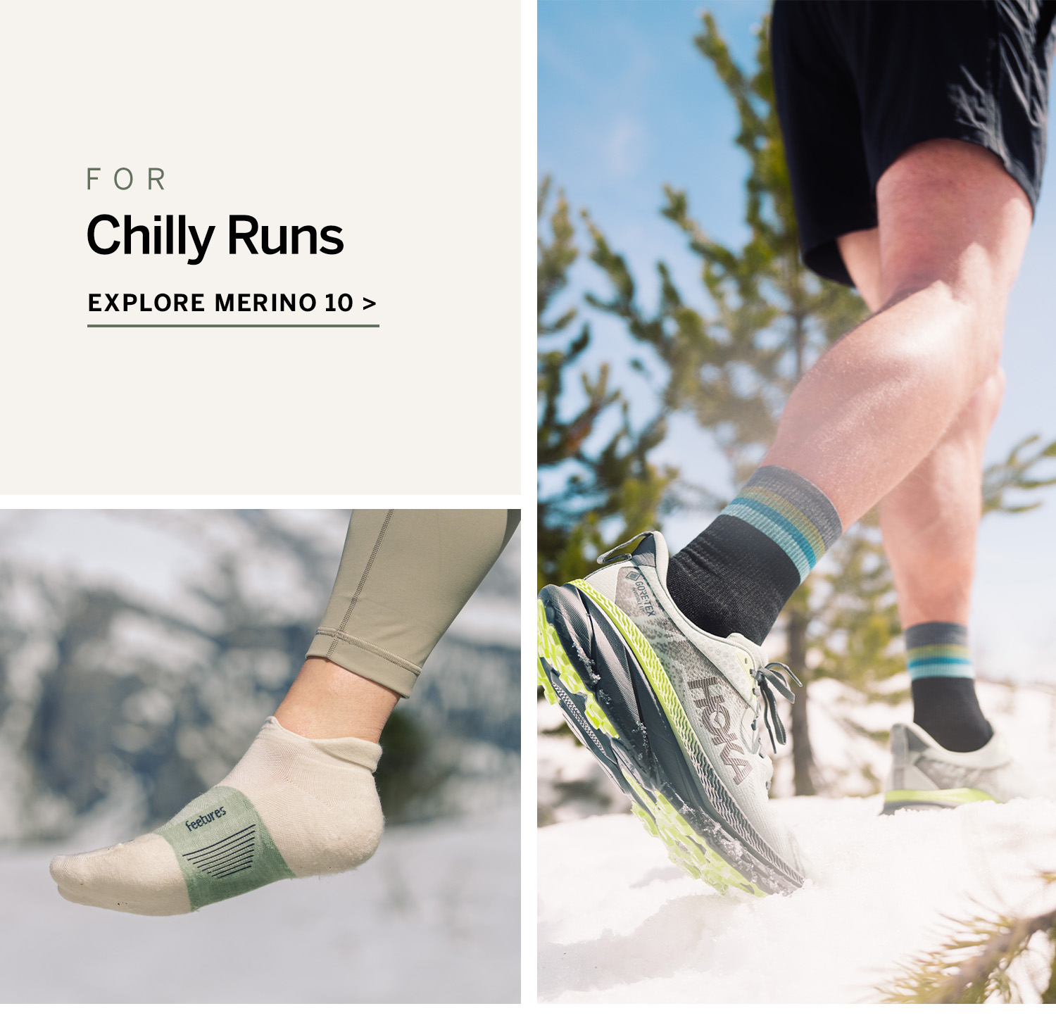 For Chilly Runs. Shop Merino 10