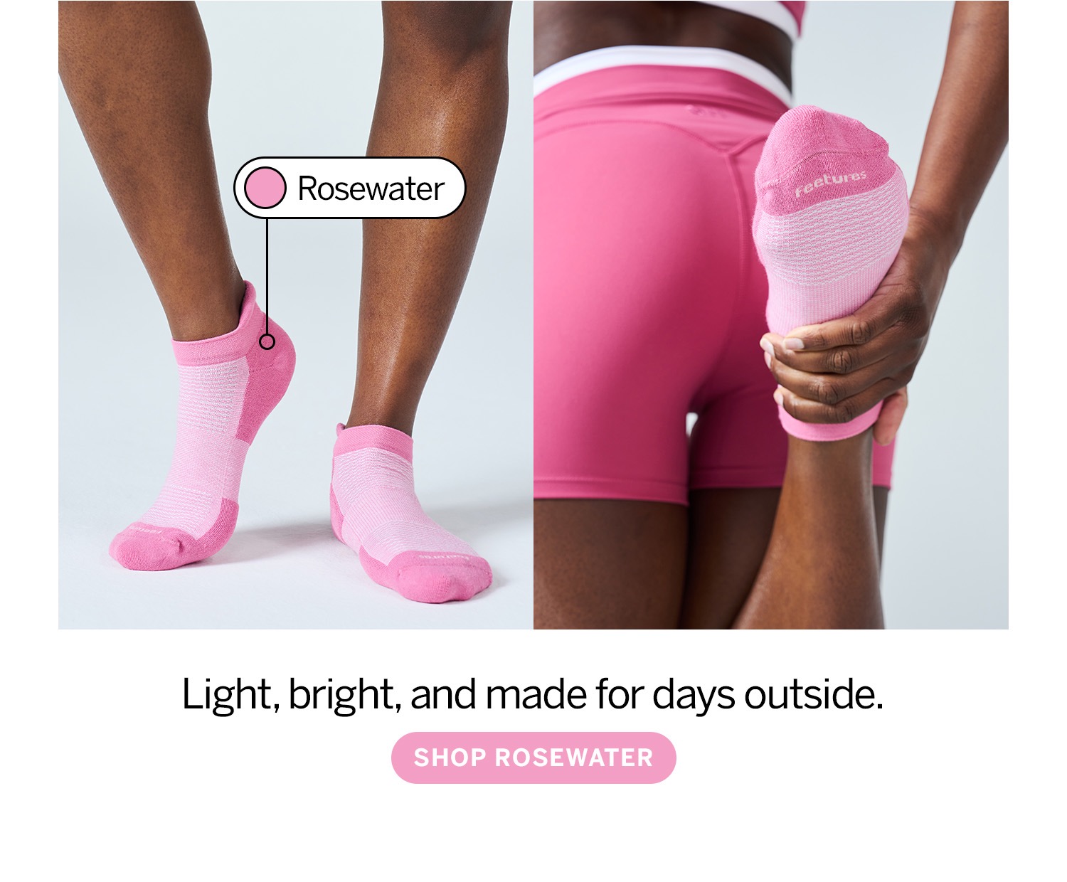 Light and bright. Shop Rosewater.