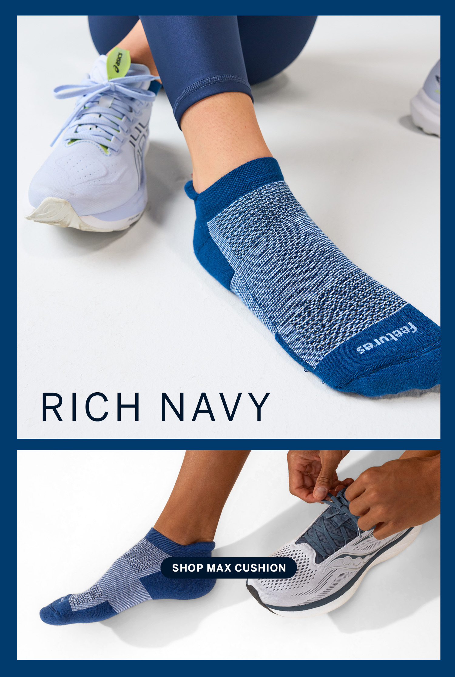 Shop High Performance Max Cushion Tab in Rich Navy