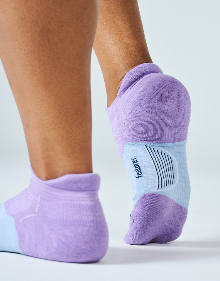 Merino 10 Max Cushion Tab Sock.