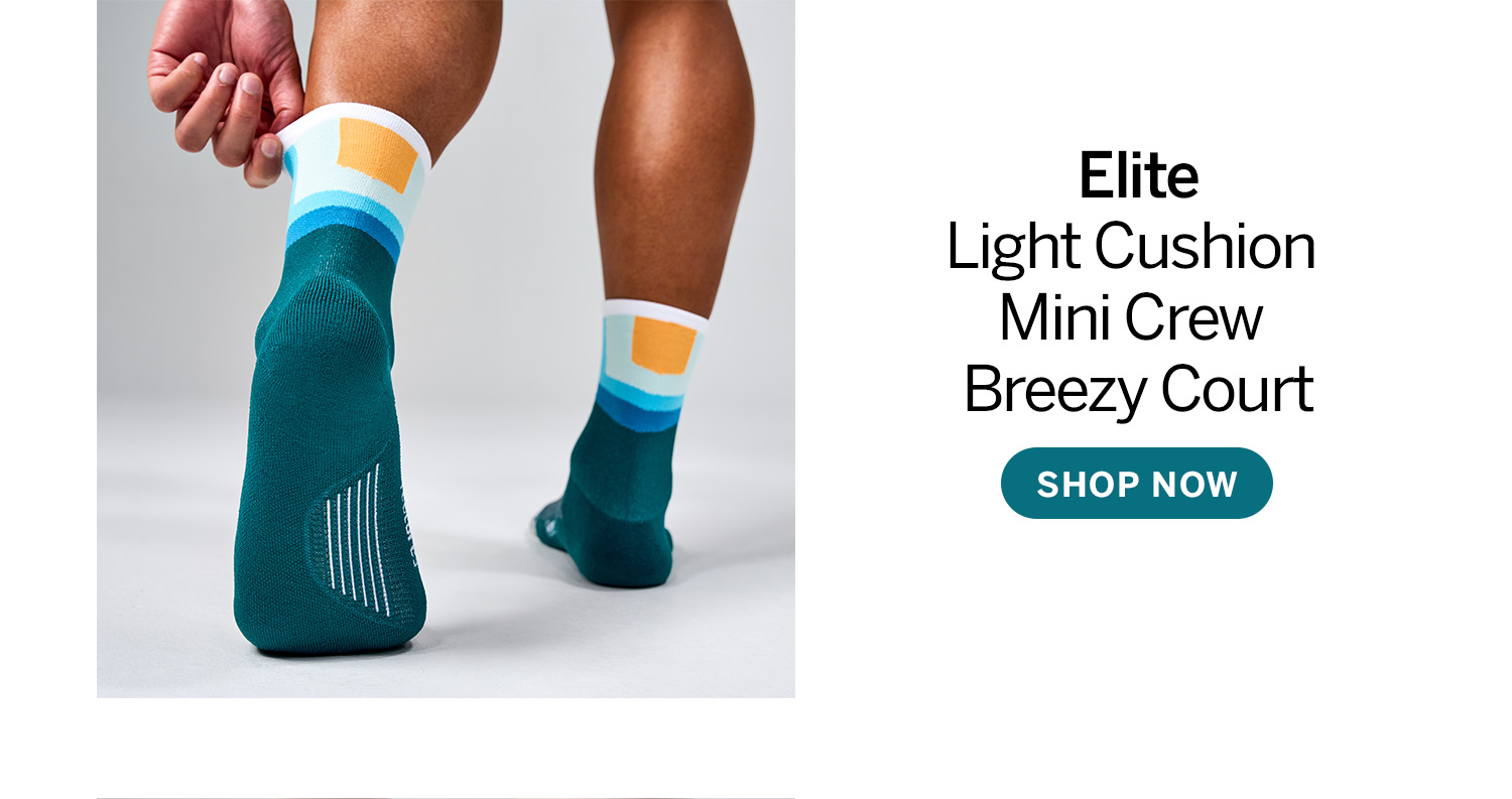 Shop Elite Light Cushion Mini Crew in Breezy Court