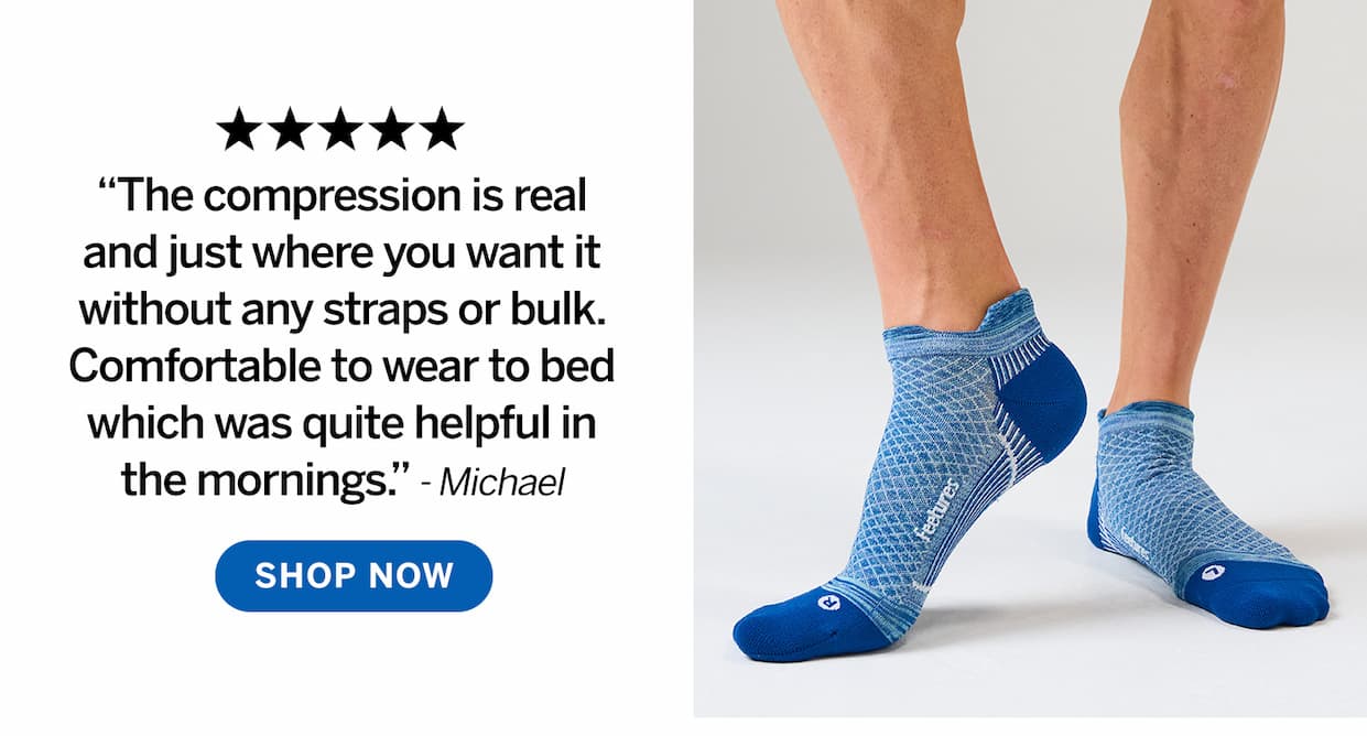 The compression is real and just where you want it, without any straps or bulk. Shop now. 
