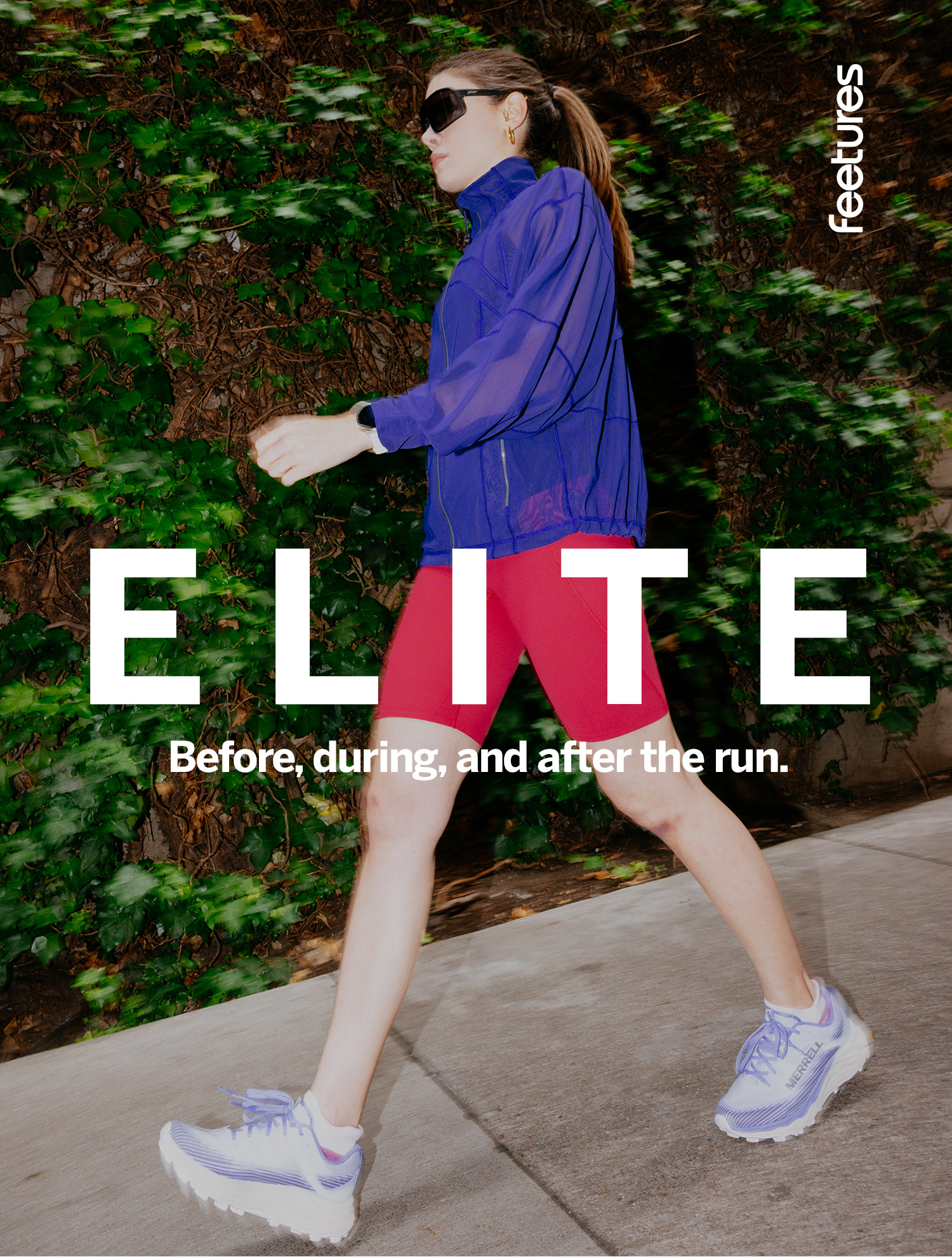 Elite - before, during, and after the run