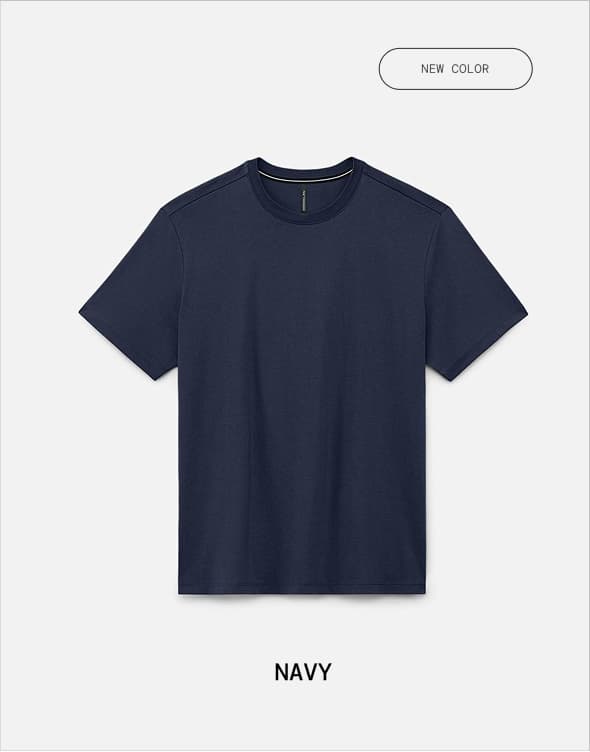 Shop the New Navy Blue Core Tee