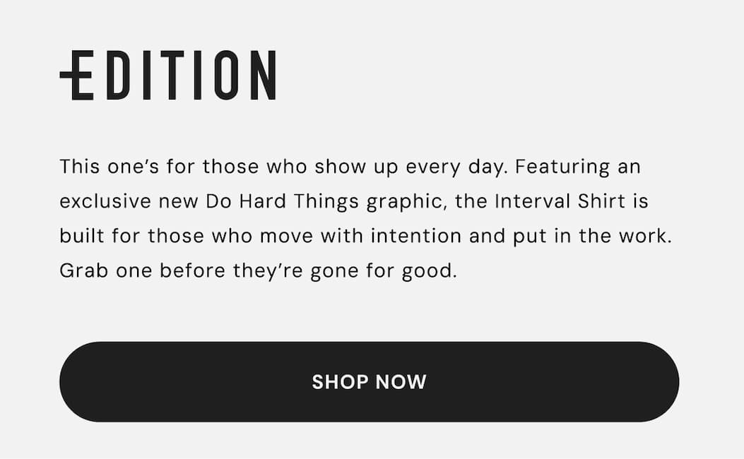 Limited Edition Shirt: Do Hard Things