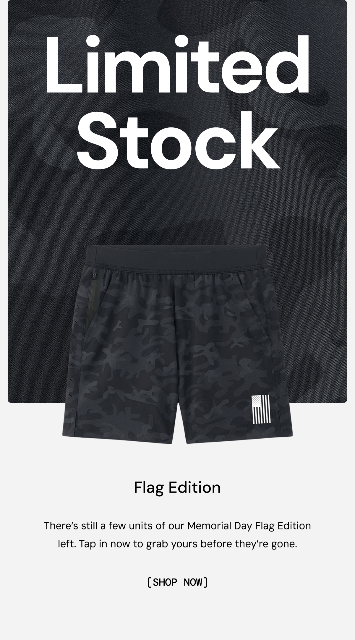 Ultra-Limited Edition: Flag Interval Short and Core Tee Shirt