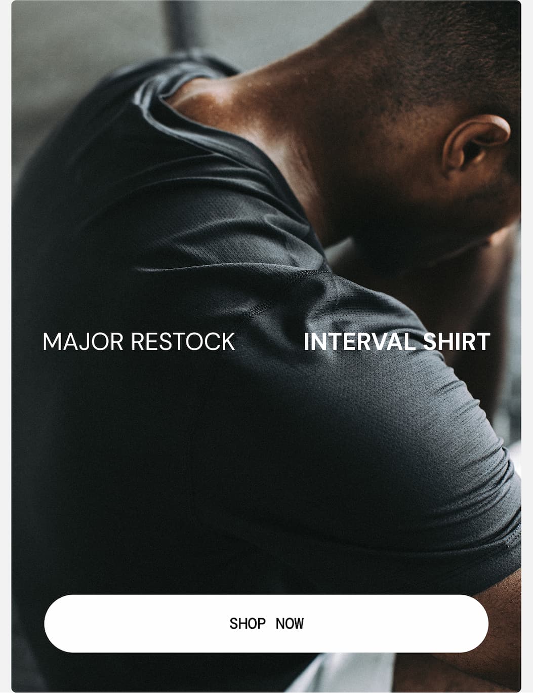 Shop our #1 bestselling training shirt: The Interval Shirt