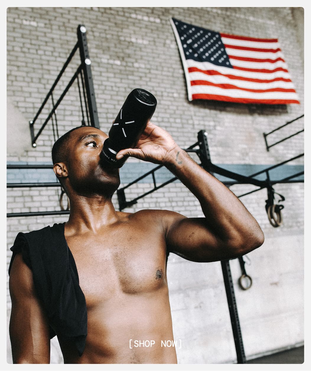 American Flag Gym Training Lifestyle Image