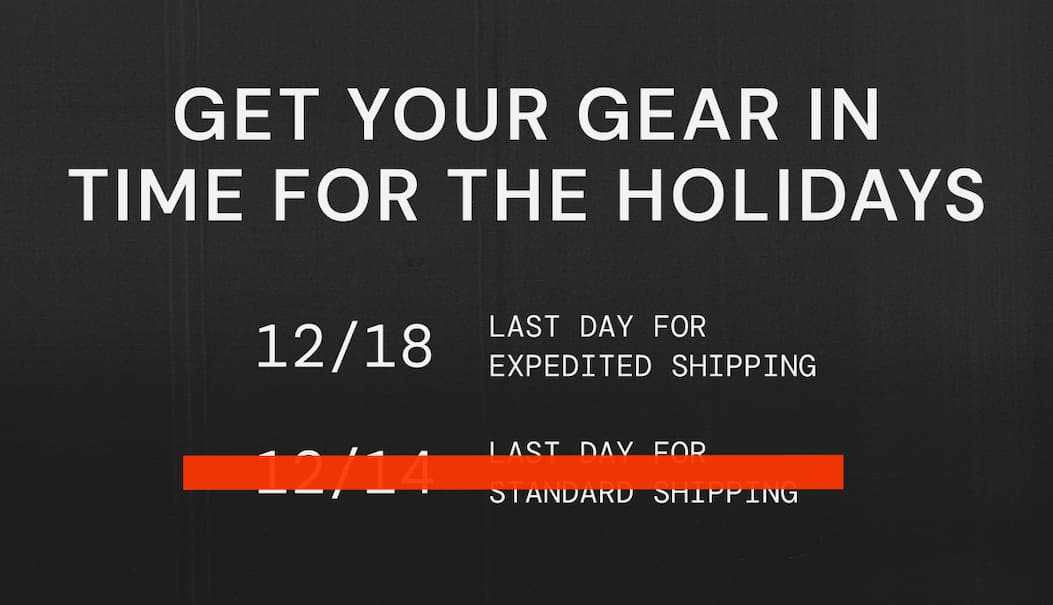 Holiday Shipping FAQs