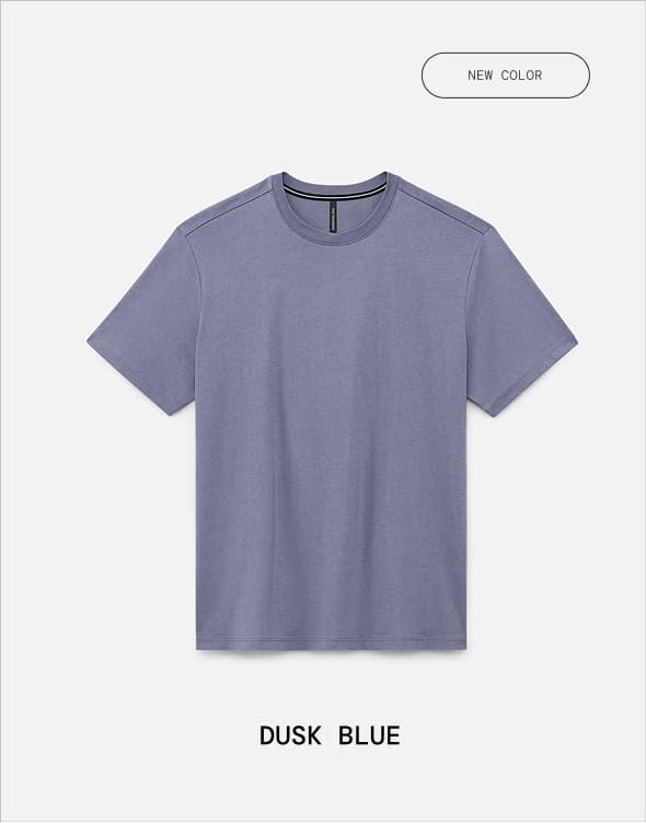 Shop the New Dusk Blue Core Tee