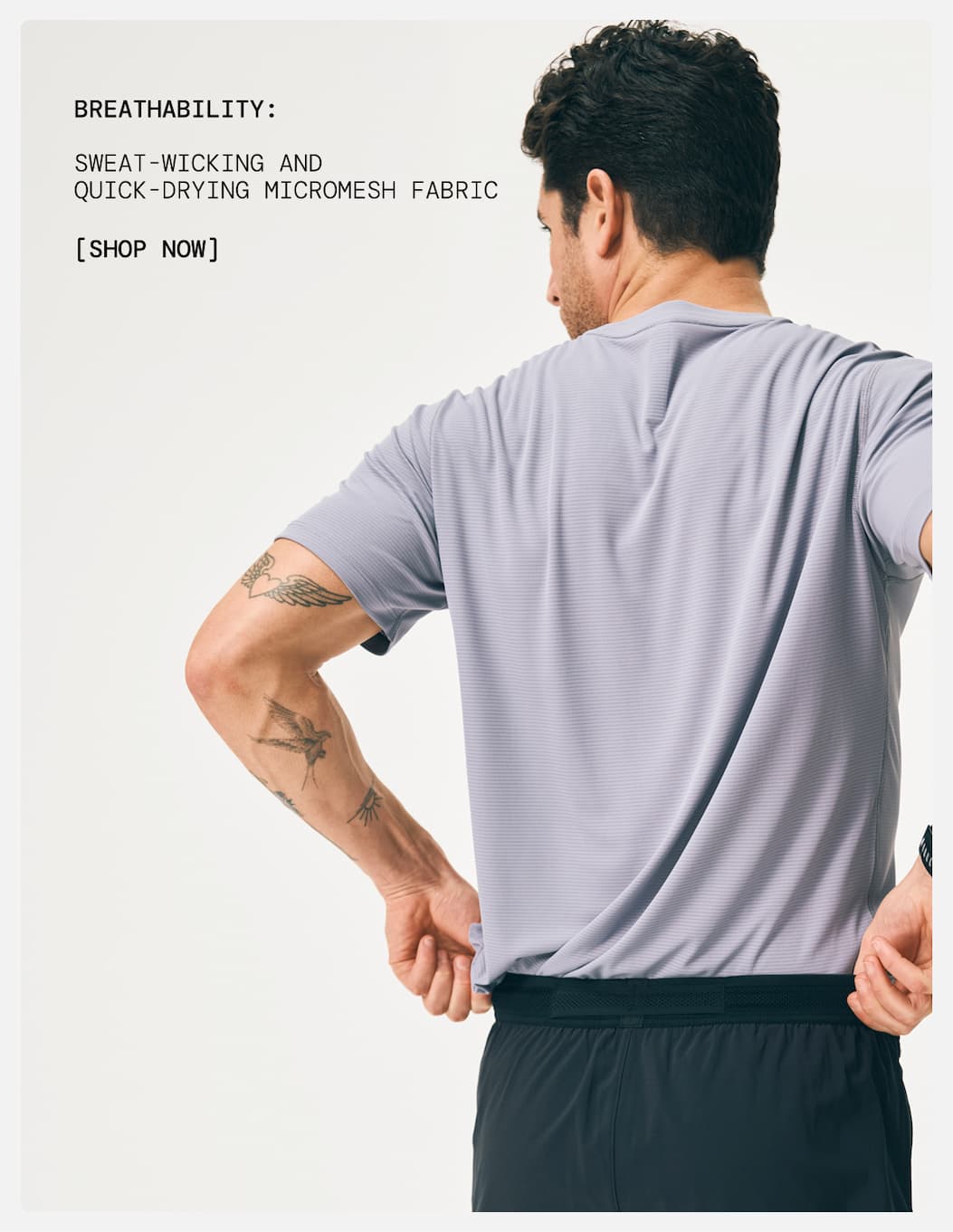 Breathability: Shop Dusk Blue Session Run Shirt