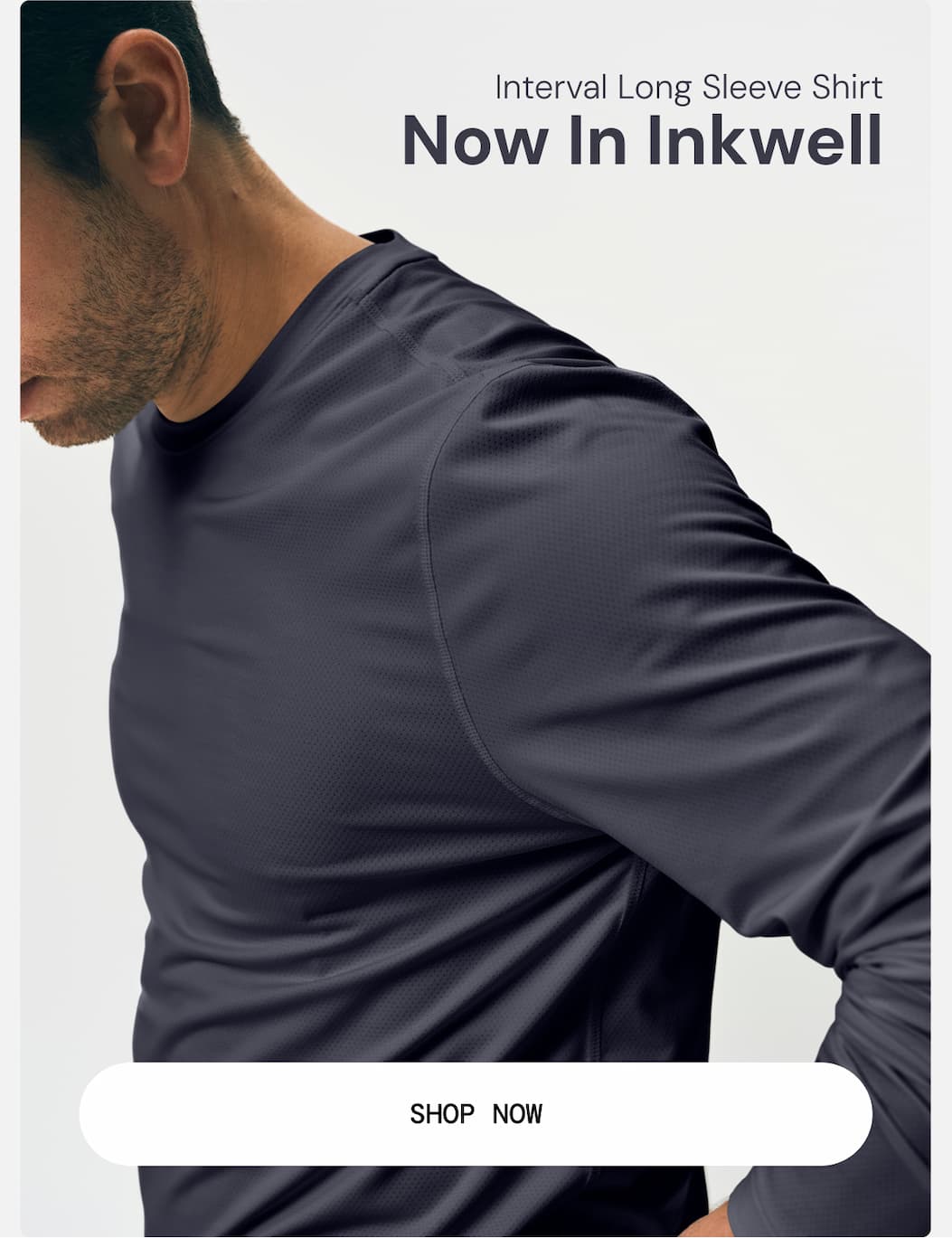 Hero Image: Interval Long Sleeve Shirt in Inkwell Blue