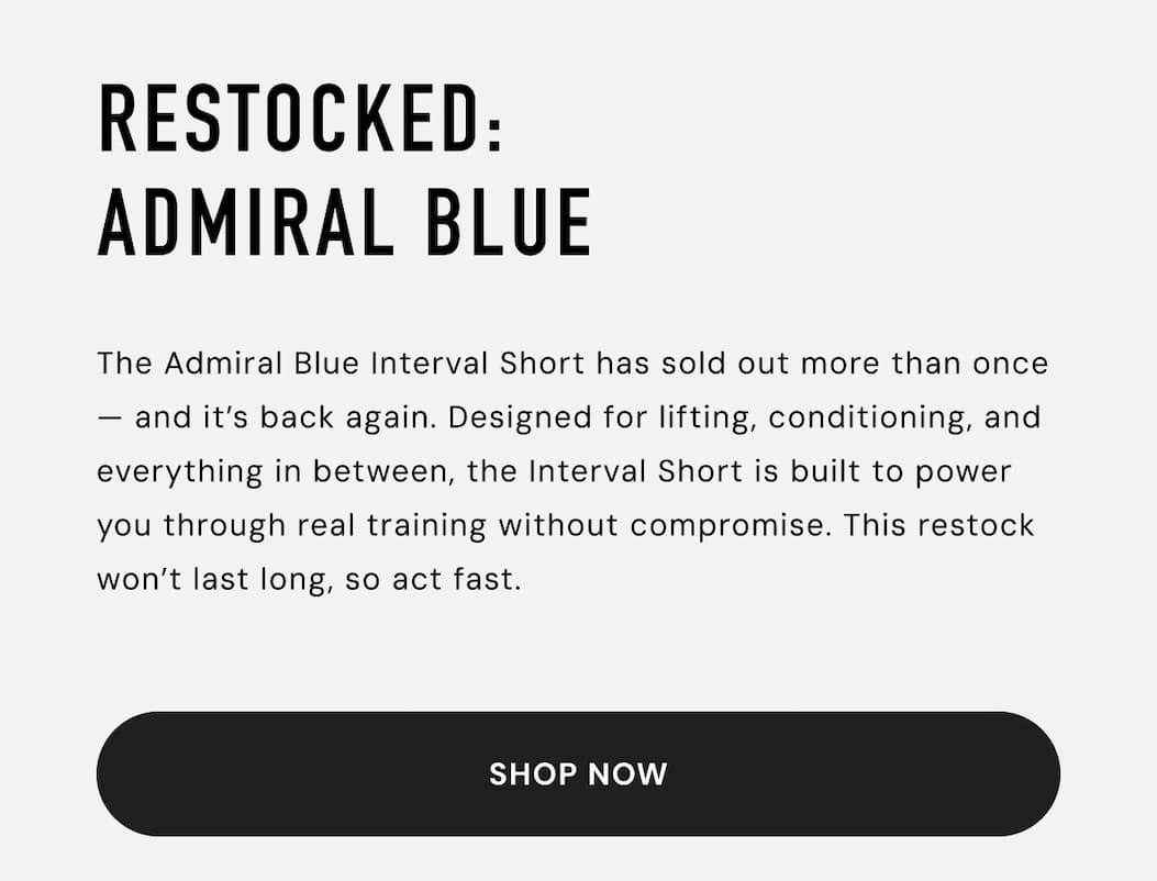 Restocked: Bestselling Color