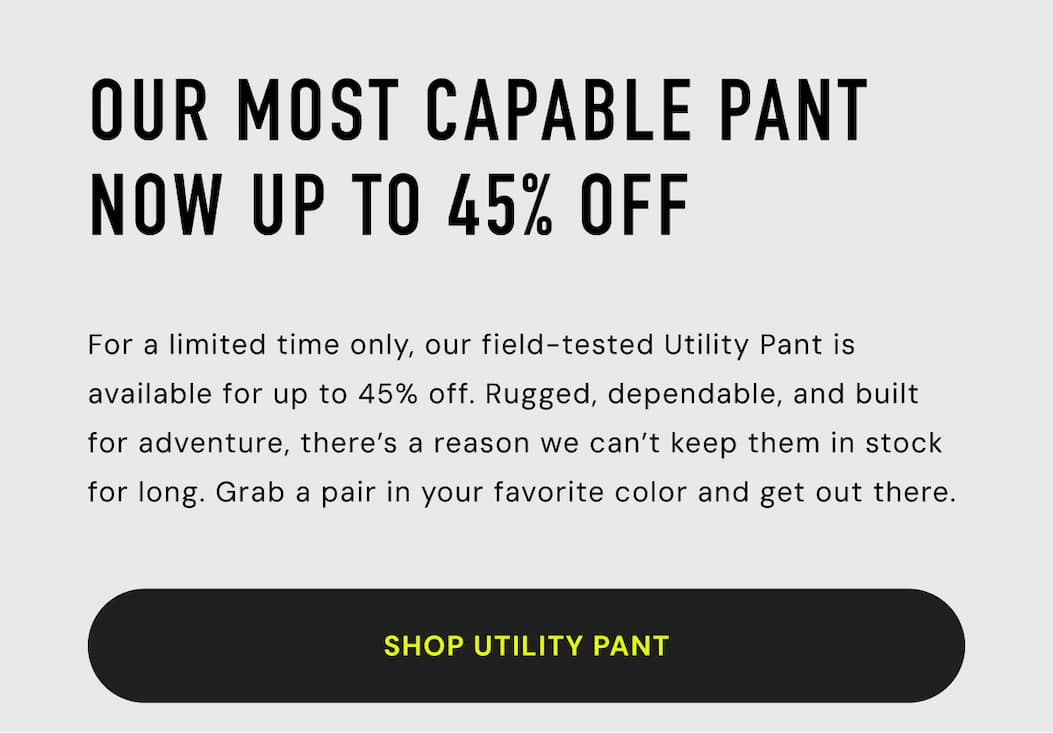 Utility Pant