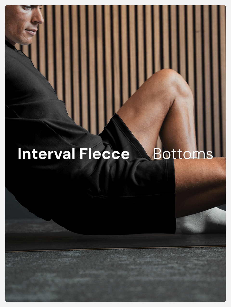 Gif: Interval Fleece Bottoms