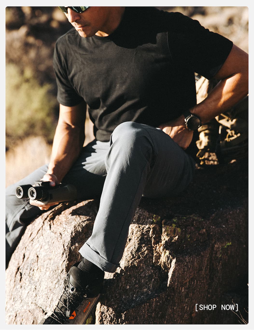 Active/Lifestyle Image Outdoor rucking in Basalt Grey Utility Pant