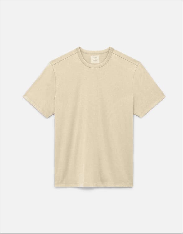 Shop the Bone Off White 100% Cotton Heavyweight Field Tee