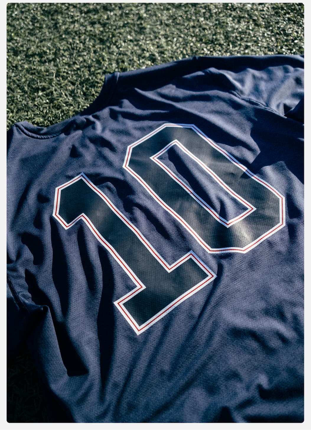 Close up of back of Interval Shirt