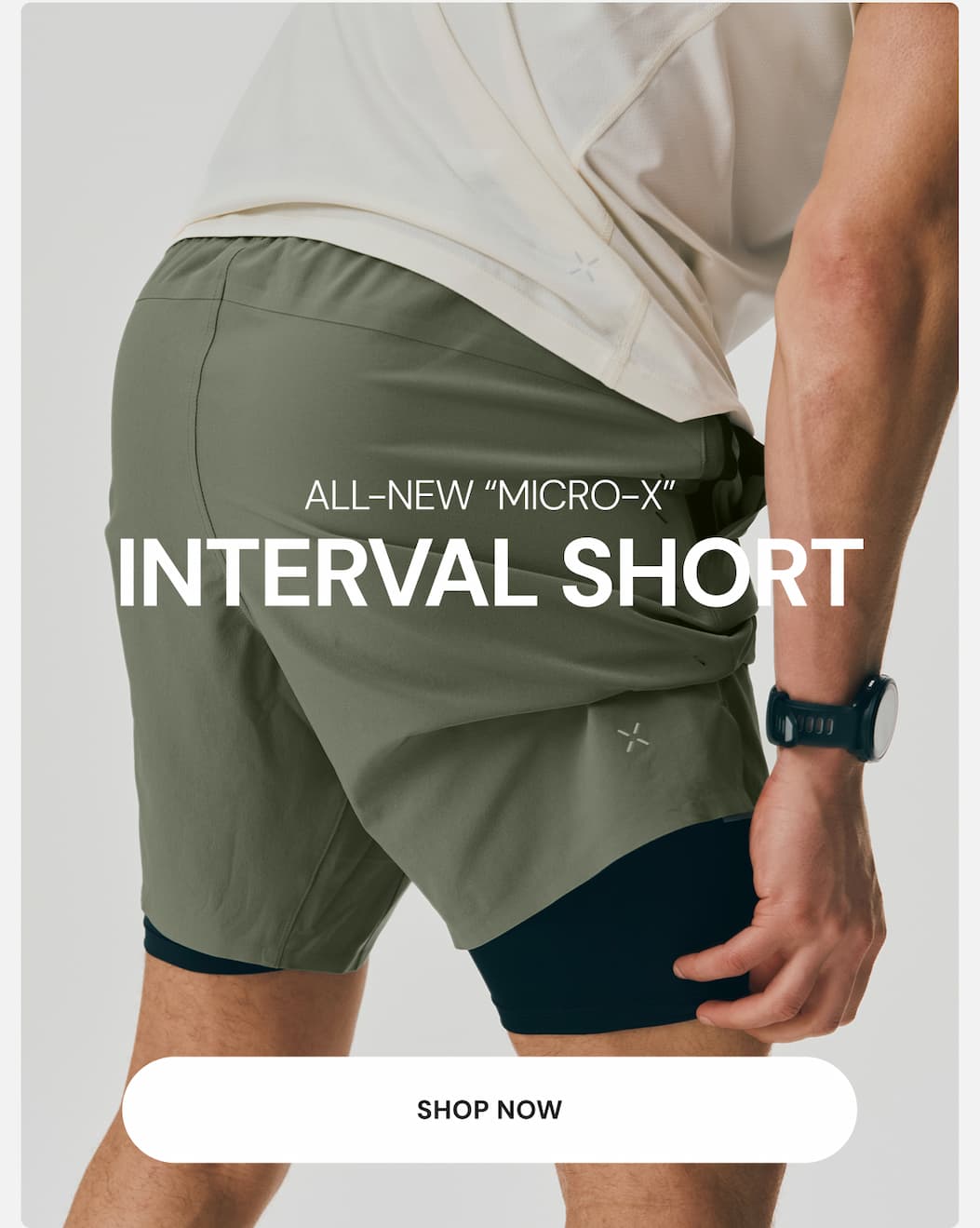 All New: "Micro-X" Interval Short just landed. Shop the limited edition drop here