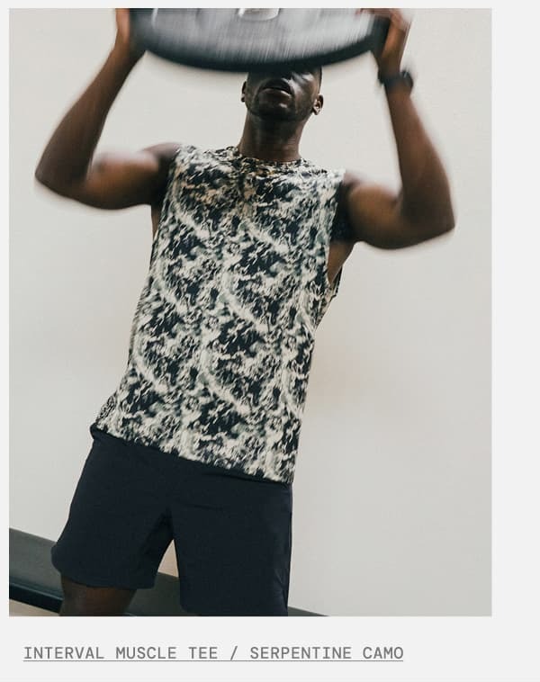 Serpentine Camo Interval Muscle Tee
