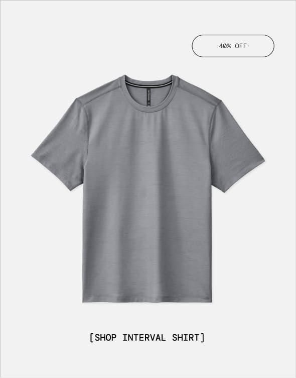 Shop Stone Grey Interval Tee