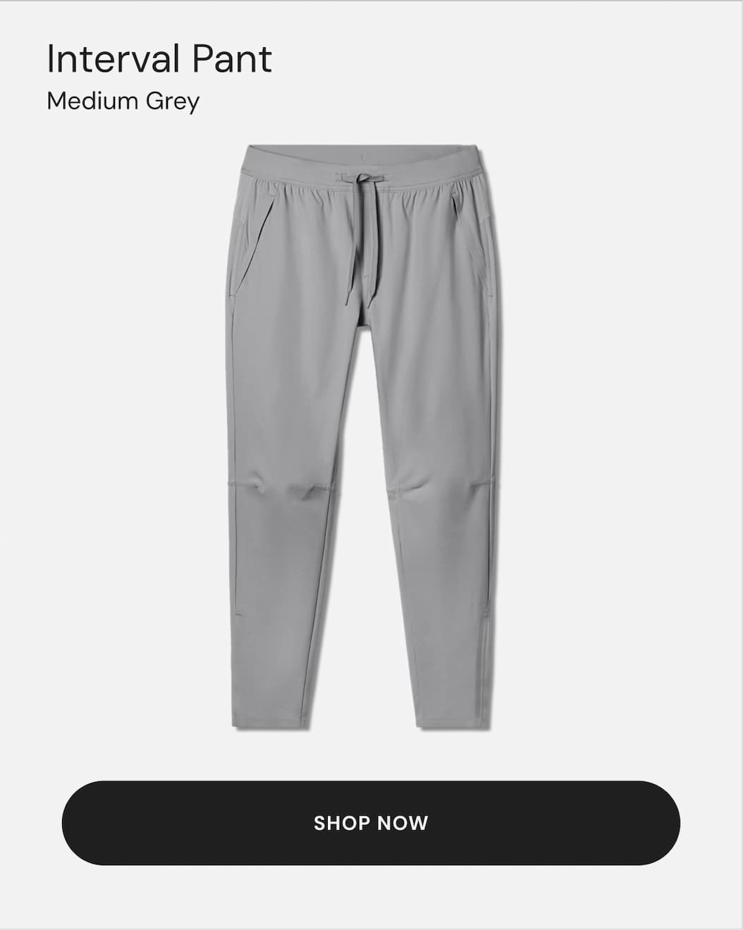 Medium Grey Interval Pant