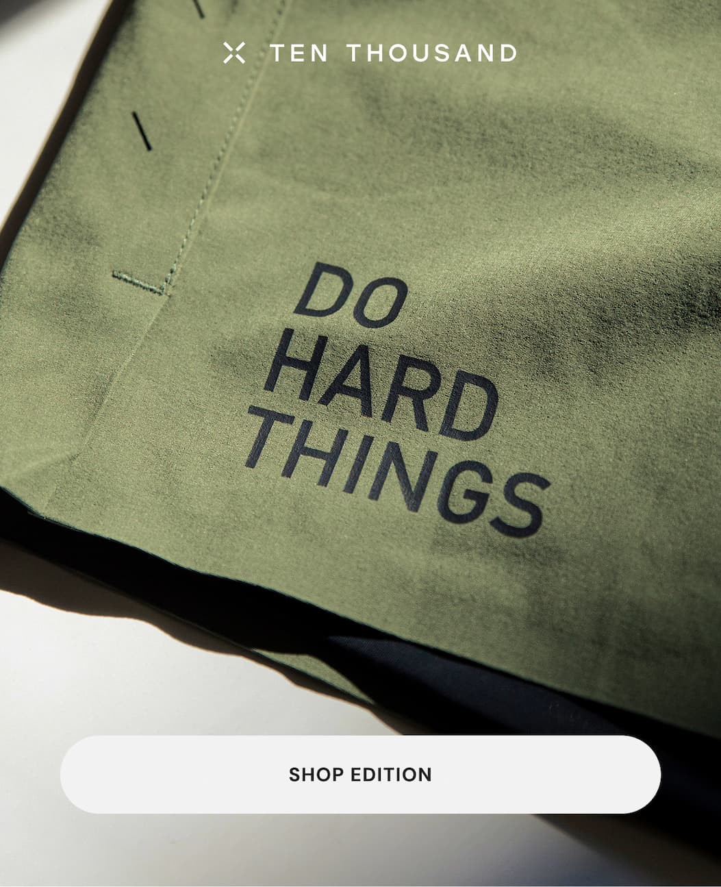 Just Launched: NEW Do Hard Things Edition OD Green Interval Short
