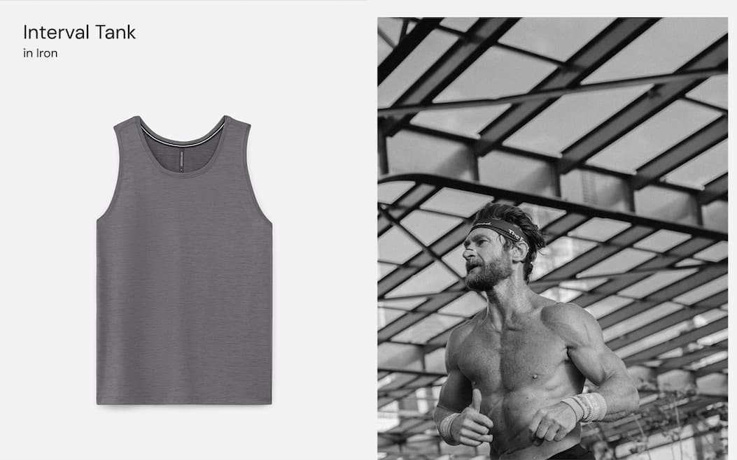 Interval Tank in Iron Grey