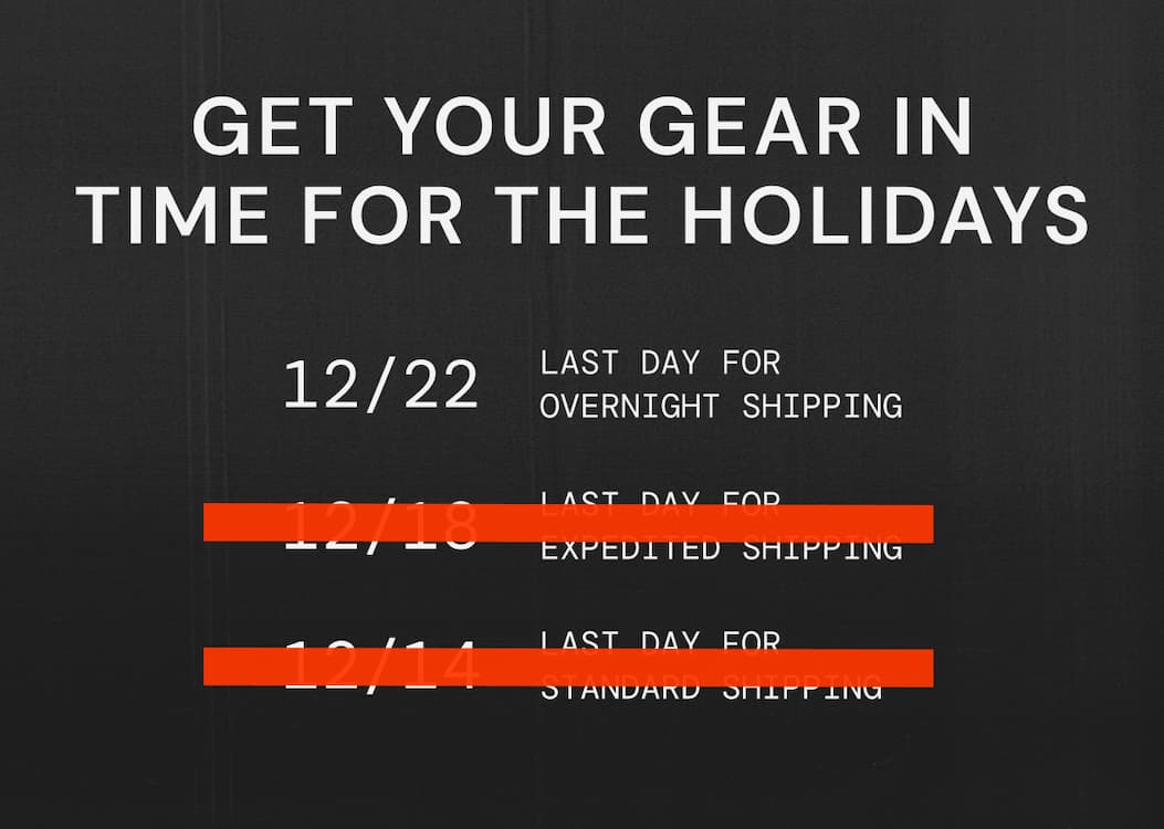 Holiday Shipping FAQs