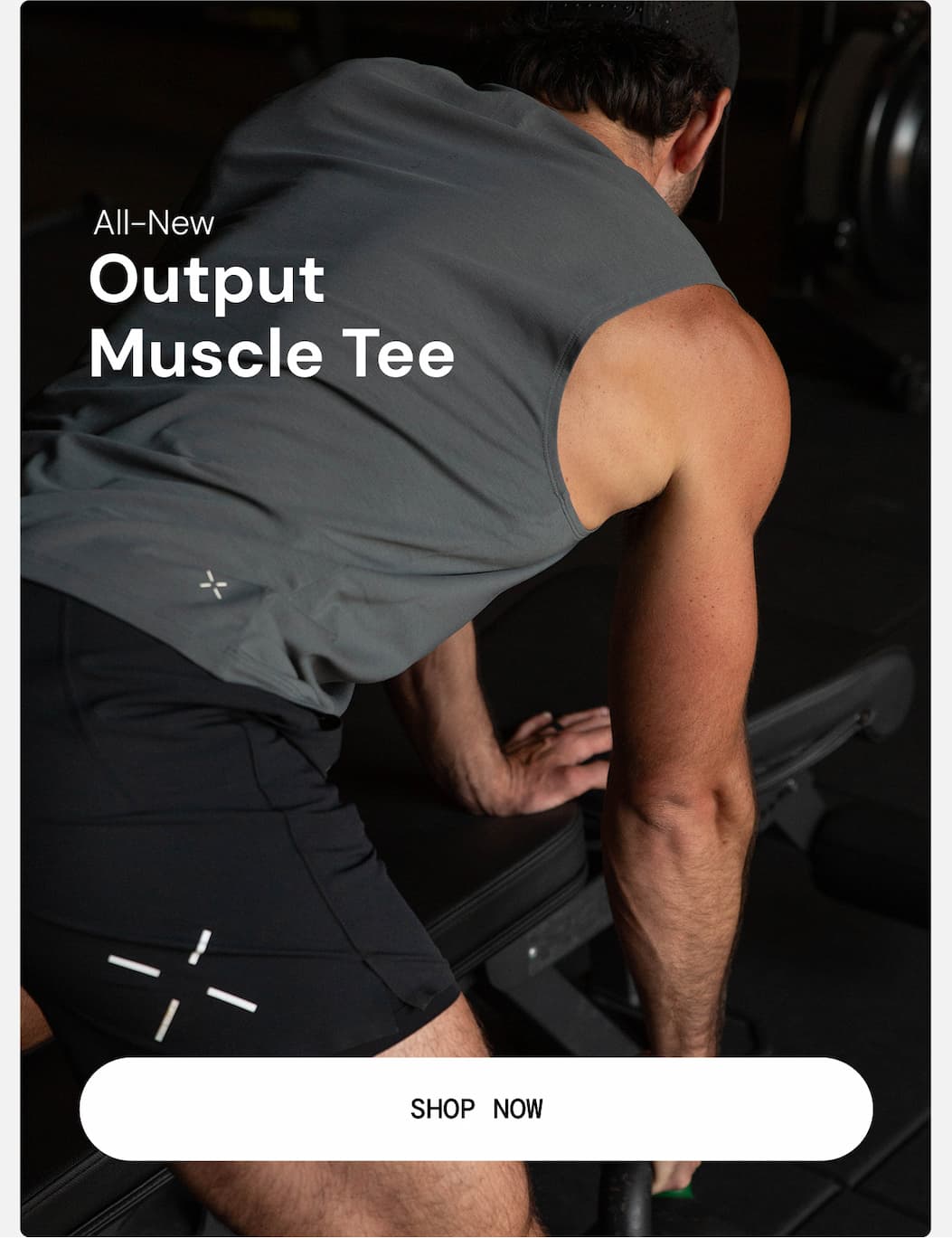 In Gym Image: NEW: Output Muscle Tee. Shop Now