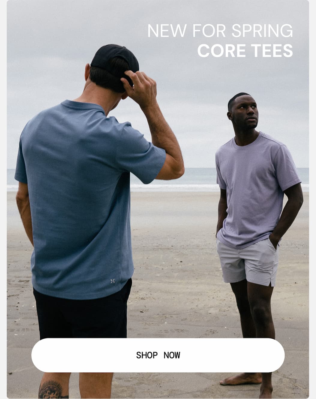 New for Spring: 100% Cotton Core Tees. Shop the new collection now