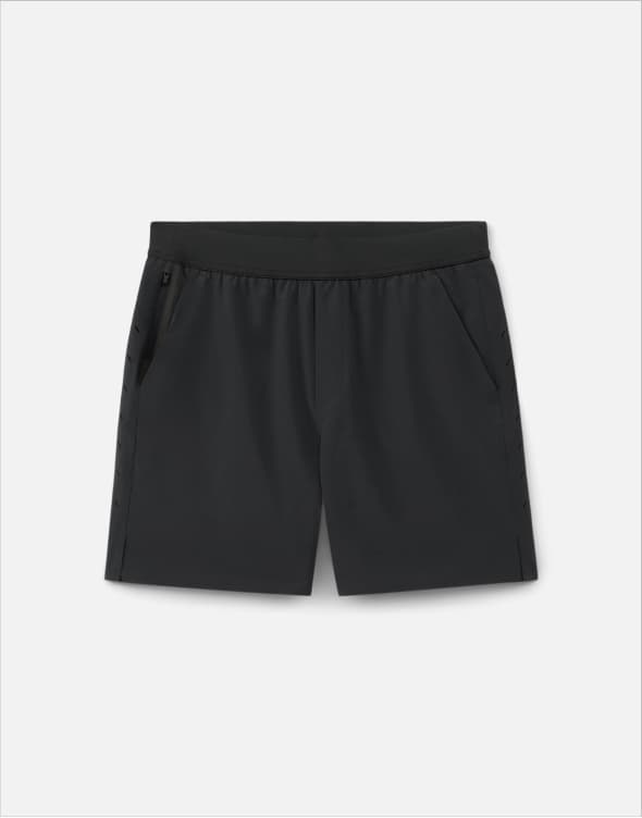 Shop Black Lined Interval Training Short