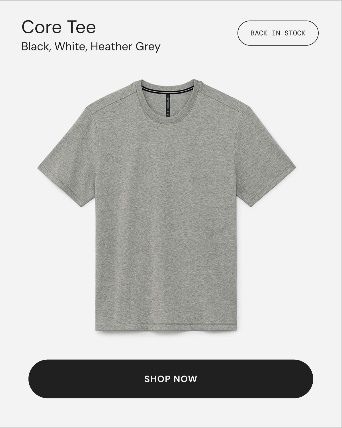 Shop 100% Cotton Core Tee