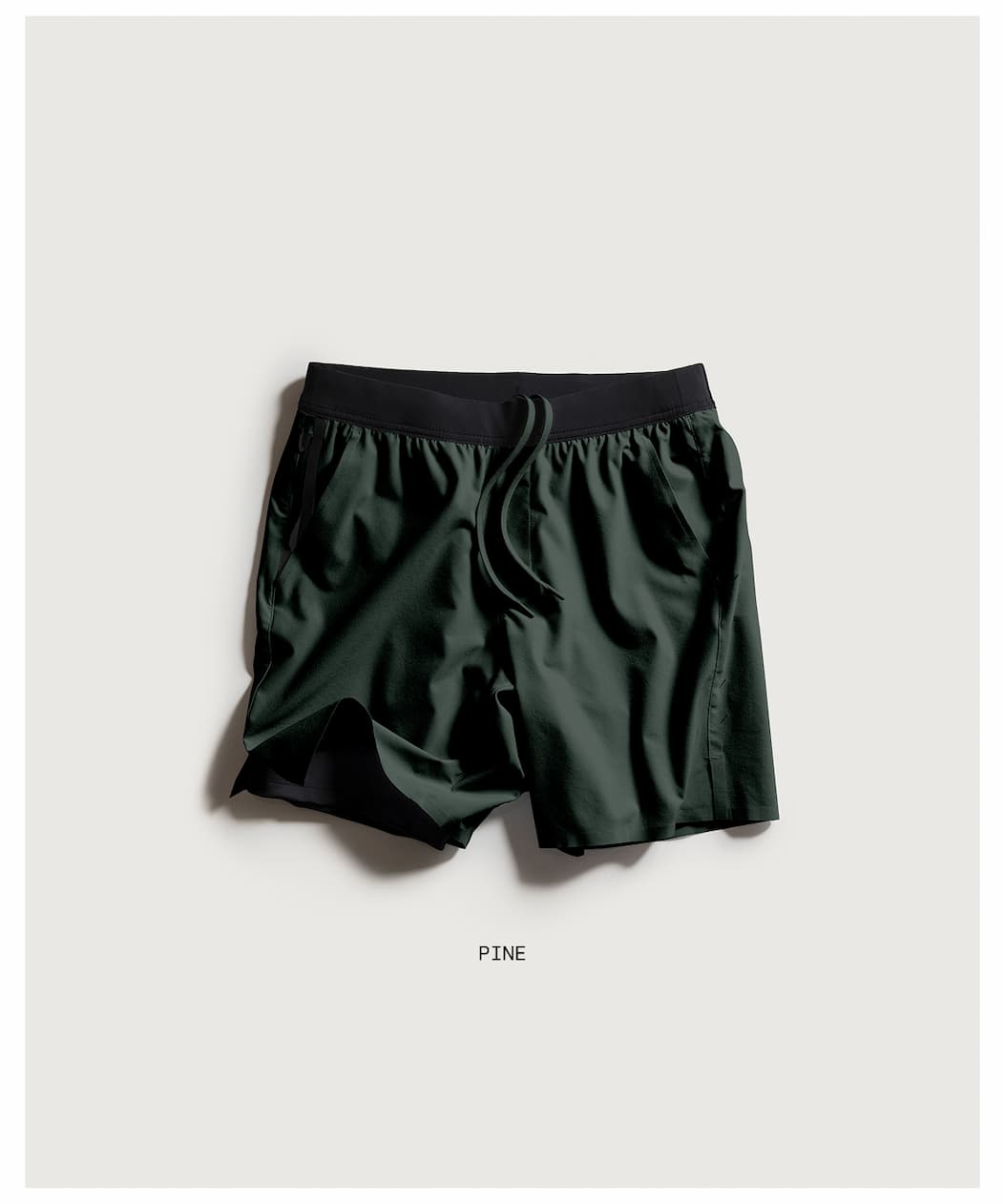 Pine Green Interval Shorts