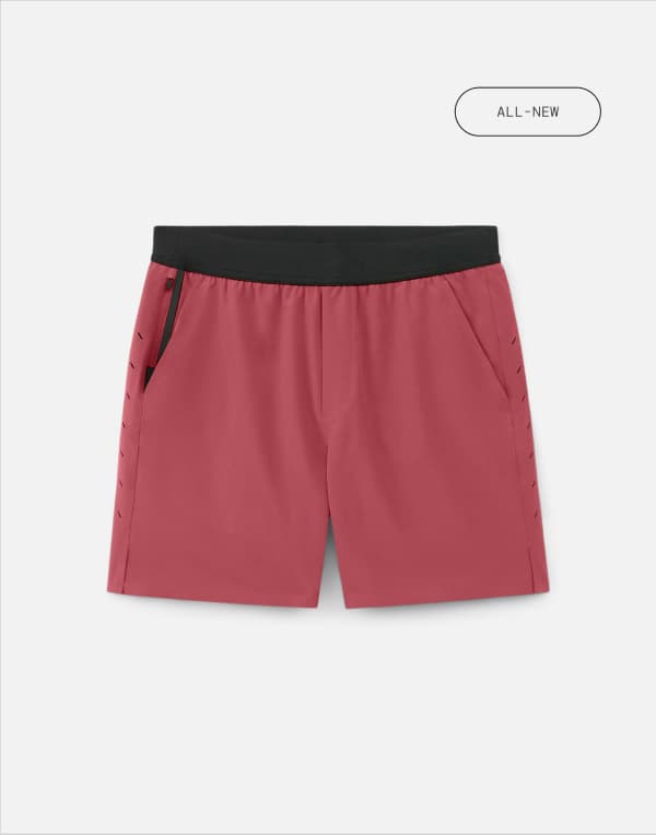 Shop Mesa Red Lined 7" Inseam Interval Gym Short