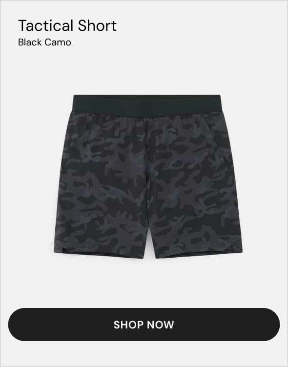 Black Camo Tactical Short