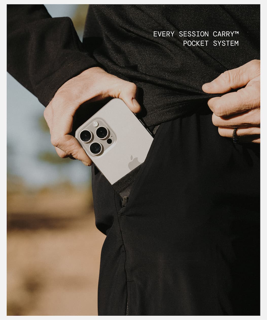 Hidden Phone Pocket Detail