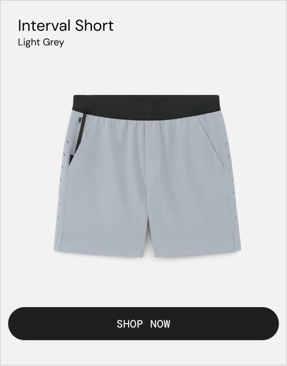 Light Gray Interval Short