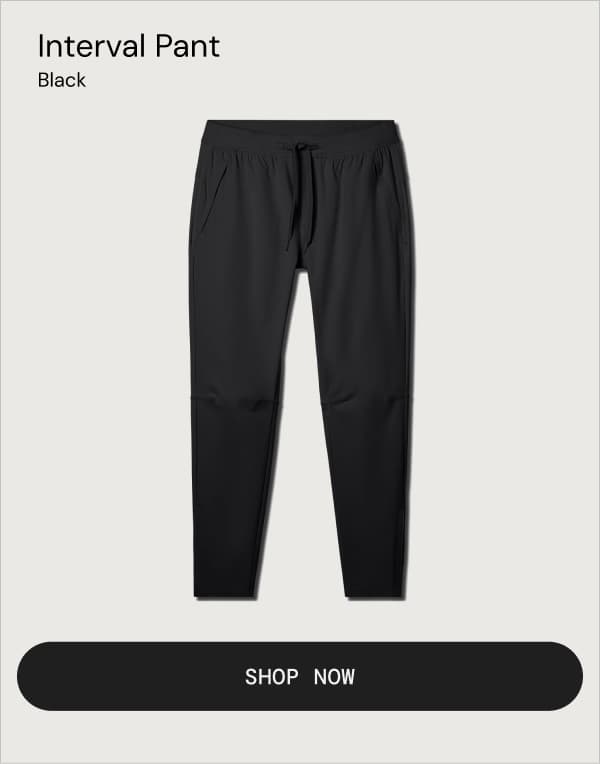 Shop Black Interval Pant