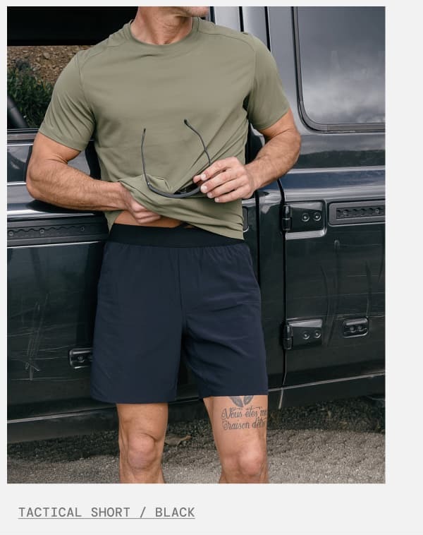 Black Tactical Short