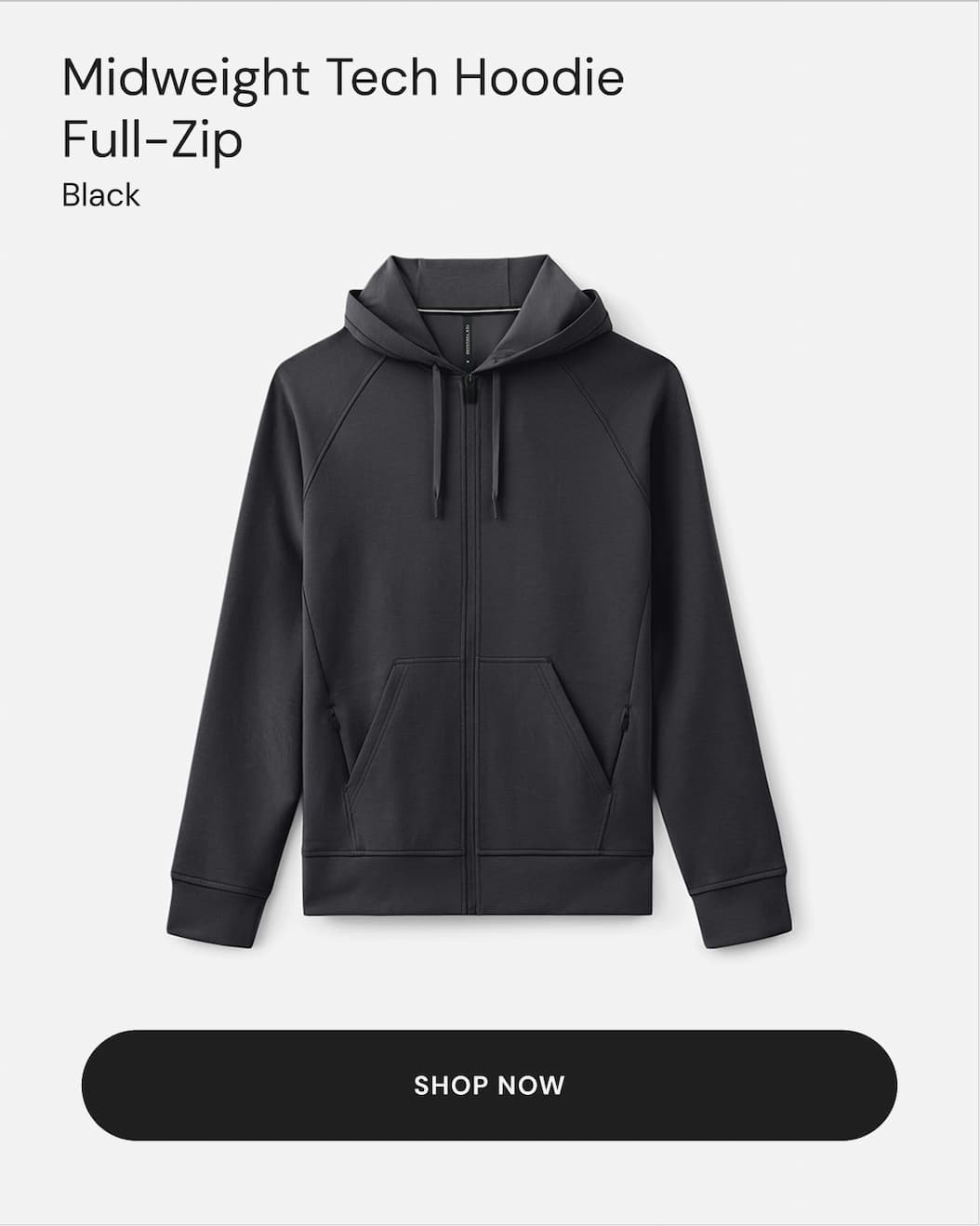 Shop the Midweight Tech Full-Zip Hoodie