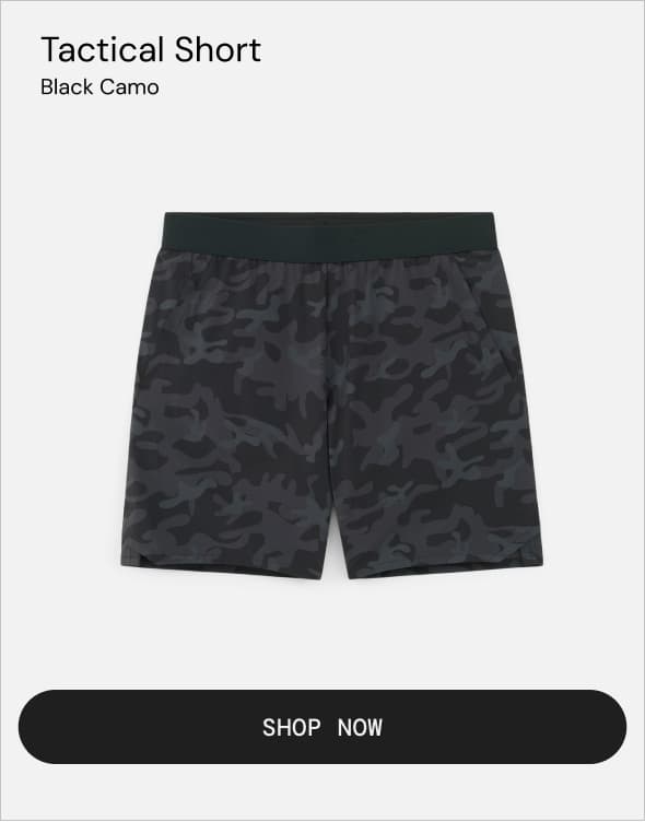 Black Camo Tactical Short