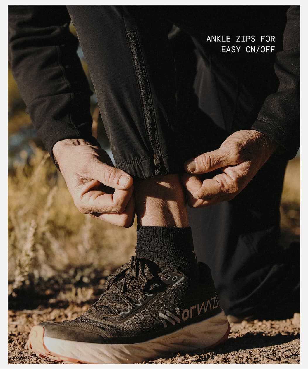 Ankle Zip Detail Image