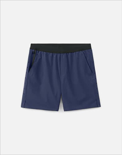 Shop Navy Blue Interval Short
