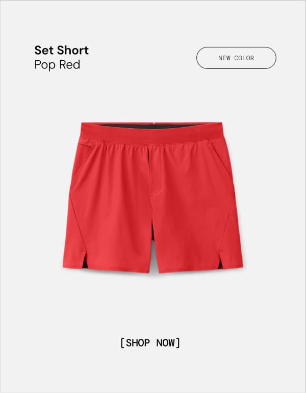 Shop Pop Red Hybrid Set Short