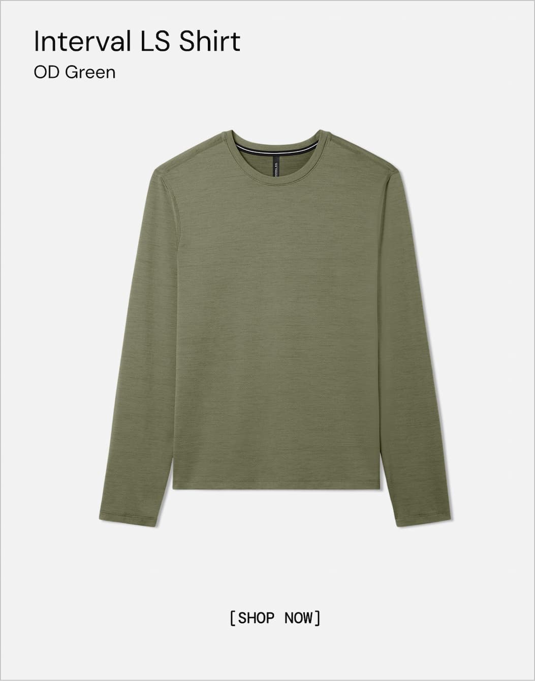 Shop OD Green LS Interval Short