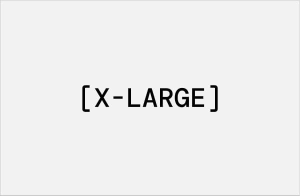 Extra Large Extra Large