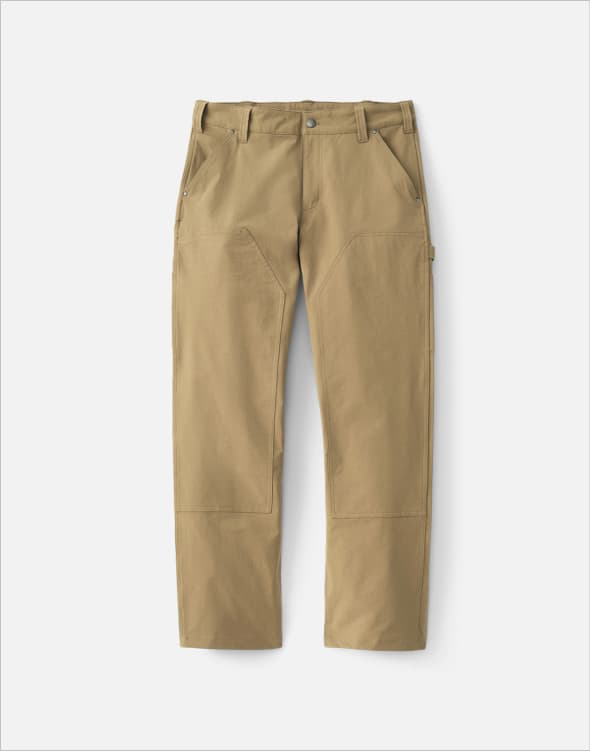 Shop the Ridgeline Khaki Double-Knee Work Pant