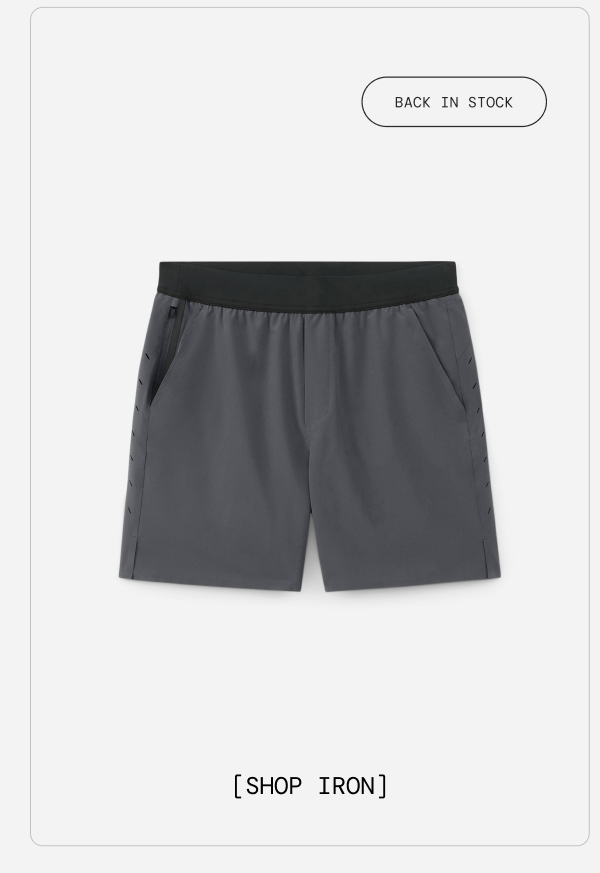 Shop Iron Grey Interval Short